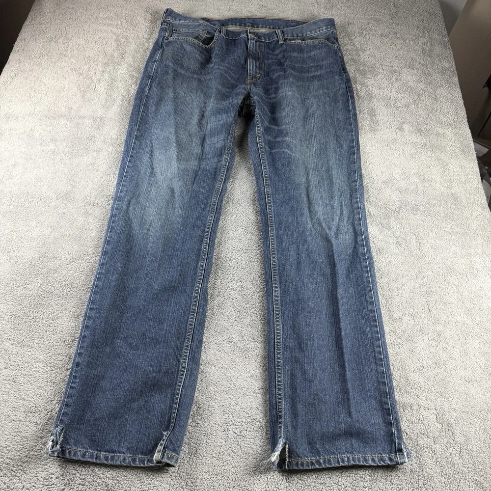 Levis‎ 559 Relaxed Straight Fit Jeans Mens 38x34 Blue Medium Wash Mid Rise